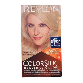 Tinte Sin Amoniaco Colorsilk Revlon Rubio Ceniza