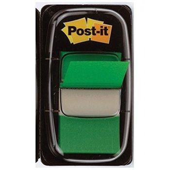 Post-it Index 680 Dispensador 1x50 Verde -12u-