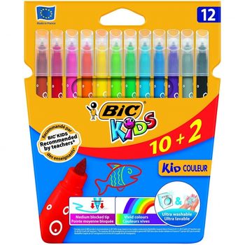 Caja 12 Rotuladores Bic Kid Couleur