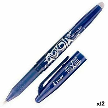 Bolígrafo Pilot Frixion Ball Azul 0,7 Mm (12 Unidades)