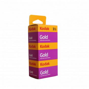 Kodak Pack 3 X Película Kodak Gold Color 200   Iso - Formato 135 - 35 Mm - 36 Exposiciones