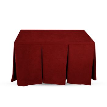 Ropa De Camilla, Tela Antimanchas Color  11 Rojo. 140 X 80 X 72 Alto