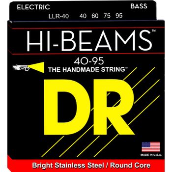 Juego De Cuerdas Para Bajo Dr Llr-40 Hi-beam