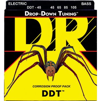 Juego De Cuerdas Para Bajo Dr Ddt-45 Drop Down Tuning