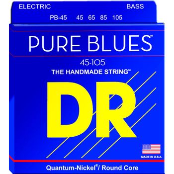 Juego De Cuerdas Para Bajo Dr Pb-45 Pure Blues