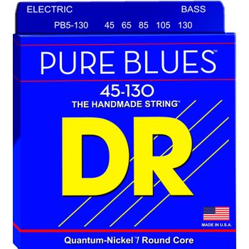 Juego De Cuerdas Para Bajo Dr Pb5-130 Pure Blues