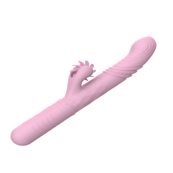 Consolador Vibrador Con Lengua Giratoria Con 8 Velocidades, 29.5 Cm (zxt-139) - Nuevo, Envío 24h!!