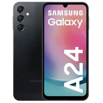 Teléfono Móvil Samsung Galaxy A24 Sm-a245f/dsn De 4gb + 128gb Negro Black Nuevo, Envío 24h!!