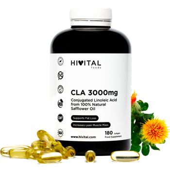 Cla Ácido Linoleico Conjugado 3000 Mg | 180 Perlas Para 2 Meses