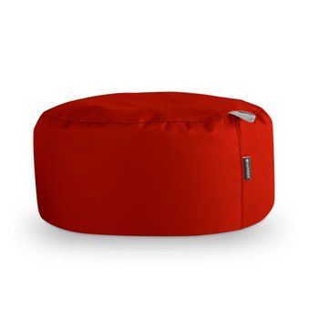 Puff Redondo Polipiel Outdoor Rojo Happers