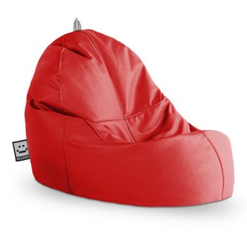 Puff Lounge Polipiel Outdoor Rojo Happers