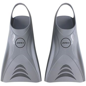 Zone3 Aletas De Silicona V-flex Ergo Swim Training Fins Plateado