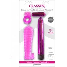 Pipedream Classix Kit Bala Texturizad Rosa