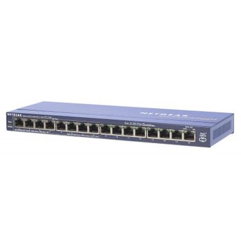 Netgear - Fs116peu Fast Ethernet (10/100) Energía Sobre Ethernet (poe) Switch