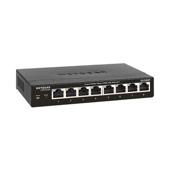 Hub Switch 8 Ptos Prosafe Netgear Gs308t-100pes