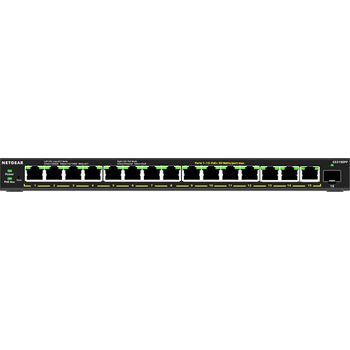 Netgear 16-port High-power Poe+ Gigabit Ethernet Plus Switch (231w) With 1 Sfp Port (gs316epp) Gestionado Energía Sobre Ethernet (poe) Negro