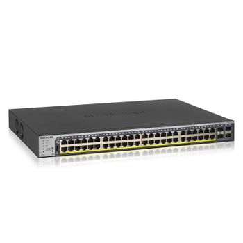 Netgear Gs752tp-300eus Switch Di Rete Gestito L2/l3/l4 Gigabit Ethernet (10/100/1000) Supporto Power Over Ethernet (poe) 1u Nero