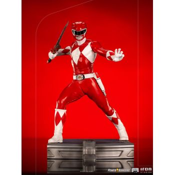 Figura Ranger Rojo Mighty Morphin Power Rangers Escala 1/10