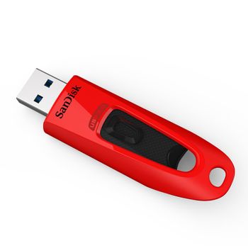 Sandisk Pendrive 64gb Ultra Sdcz48-064g-u46r Usb 3.0 Rojo