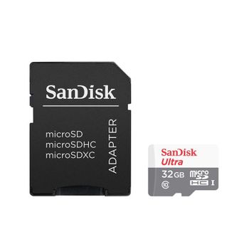 Sandisk Tarjeta Microsdhc 32gb Clase 10 Uhs-i Ultra Android Con Adaptador