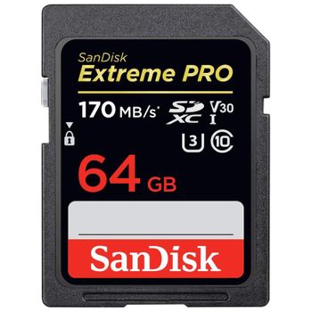 Sandisk Extreme Pro Sdsdxxy-064g-gn4in Tarjeta Sdxc 64gb C10 U3 V30