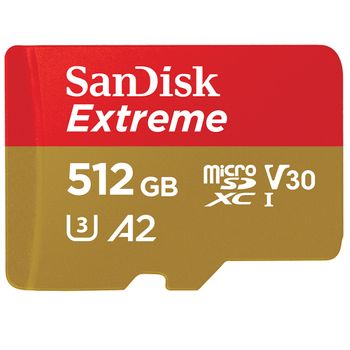 Sandisk - Extreme 512 Gb Microsdxc Uhs-i Clase 10