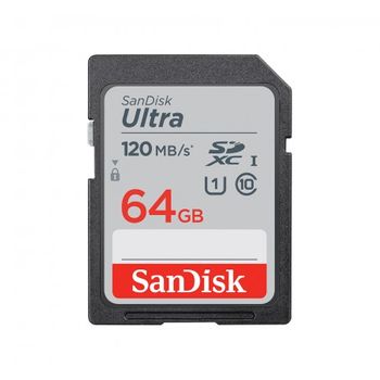 Sandisk - Ultra 64 Gb Sdxc Uhs-i Clase 10