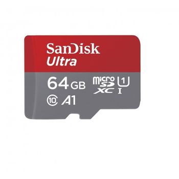 Sandisk - Ultra 64 Gb Microsdxc Uhs-i Clase 10 - Sdsqua4-064g-gn6fa