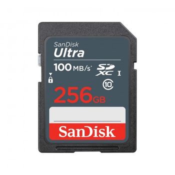 Sandisk - Ultra 256 Gb Sdxc Uhs-i Clase 10 - Sdsdunr-256g-gn3in