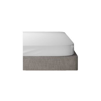 Sábana Bajera Ajustable Cama 150 cm TEX HOME Polialgodón Reciclado Beige