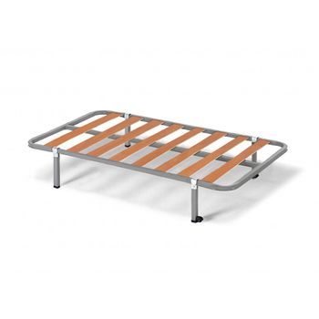 Base Tapizada Con 5 Barras Transversales + 6 Patas De Metal - 90x190-patas  26 Cm con Ofertas en Carrefour