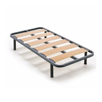 Somier Apolo Sin Patas, Medidas: 90 X 190 Cm, Estructura De Madera Y De  Tubos De Acero, Reguladores Lumbares con Ofertas en Carrefour