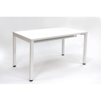 Mesa De Oficina Imasoto N1 De 1200 - Tapa Blanca