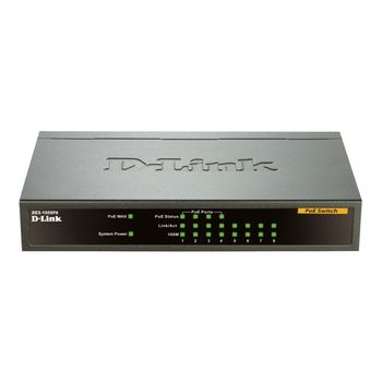 Switch D-link Des-1008pa 8 Puertos 10/100mbps 4-poe