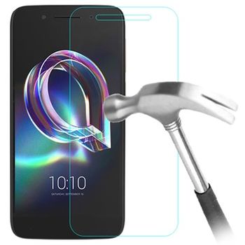 Protector De Pantalla Cristal Templado Alcatel Idol 5 ( 9h 2.5d Pro+ ) Con Caja Y Toallitas