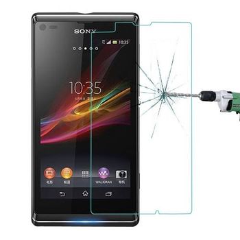 Protector De Pantalla Cristal Templado Sony Xperia L, S36h C2105 ( 9h 2.5d Pro+ ) Con Caja Y Toallitas