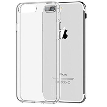 Funda Silicona Iphone 8 Plus, Transparente, Gel Tpu 0.33 Mm