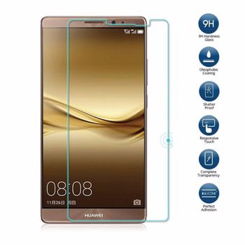 Protector De Pantalla Cristal Templado Huawei Mate 8 ( 9h 2.5d Pro+ ) Con Caja Y Toallitas