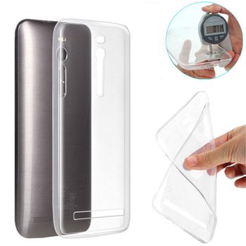 Funda Silicona Asus Zenfone 2, Ze551ml ( Gel Tpu 0.33 Mm ) Transparente