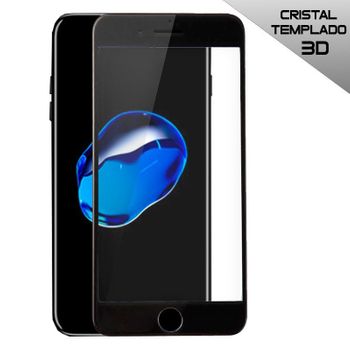 Protector De Pantalla Cristal Templado Iphone X ( 9h 2.5d Pro+ ) Con Caja Y  Toallitas - Completo Curvo 3d Negro con Ofertas en Carrefour