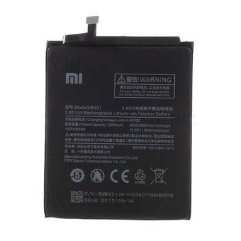 Bateria Original Xiaomi Mia1, Mi5x, Note 5a ( Bn31 ) 3000 Mah