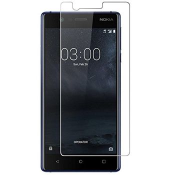 Protector De Pantalla Cristal Templado Nokia 3 ( 9h 2.5d Pro+ ) Con Caja Y Toallitas