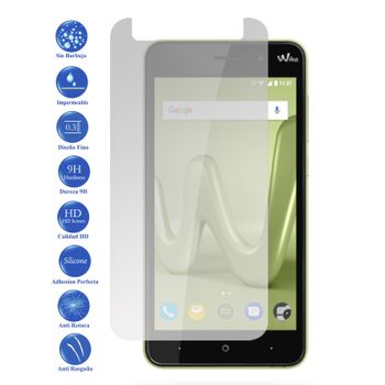 Protector De Pantalla Cristal Templado Wiko Wim Lite ( 9h 2.5d Pro+ ) Con Caja Y Toallitas