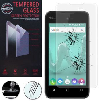 Protector De Pantalla Cristal Templado Wiko Sunny ( 9h 2.5d Pro+ ) Con Caja Y Toallitas