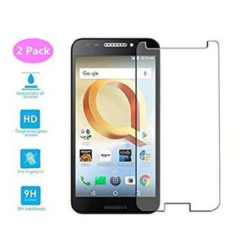 Protector De Pantalla Cristal Templado Alcatel A7 ( 9h 2.5d Pro+ ) Con Caja Y Toallitas