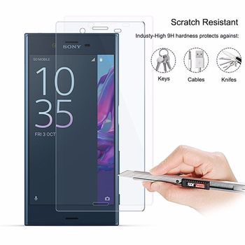 Protector De Pantalla Cristal Templado Sony Xperia Xz1 Compact ( 9h 2.5d Pro+ ) Con Caja Y Toallitas