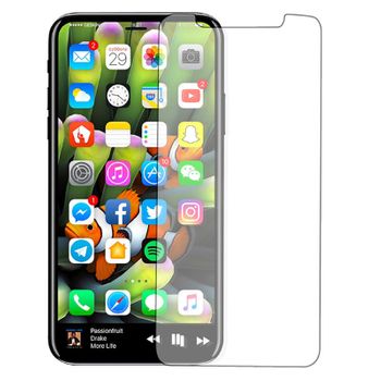 Protector De Pantalla Cristal Templado Iphone X ( 9h 2.5d Pro+ ) Con Caja Y  Toallitas - Completo Curvo 3d Negro con Ofertas en Carrefour