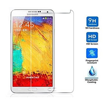 Protector De Pantalla Cristal Templado Samsung Note 3, N9000, N9005 ( 9h 2.5d Pro+ ) Con Caja Y Toallitas