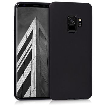 Funda Silicona Samsung Galaxy S9 ( Gel Tpu 0.33 Mm ) Negra Mate