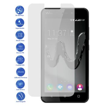 Protector De Pantalla Cristal Templado Wiko Freddy ( 9h 2.5d Pro+ ) Con Toallitas